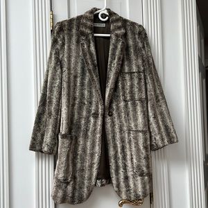 Emporio Armani FAUX mink Womens blazer